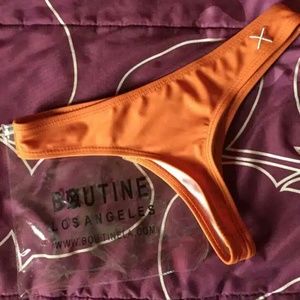 Boutinela burnt orange cheeky bikini bottom